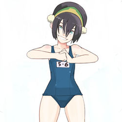 This is a pixiv picture whose title is Toph Beifong swimwear.
