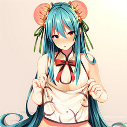 This is a pixiv picture whose title is チャイナ天子.