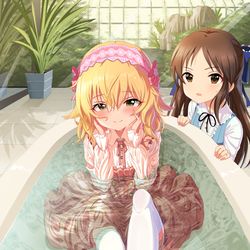 This is a pixiv picture whose title is アイドルと一緒にお風呂に入ります！櫻井桃華.