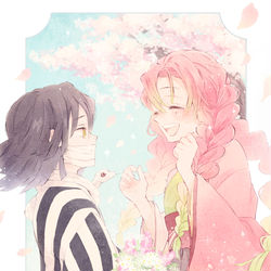 This is a pixiv picture whose title is 甘露寺蜜璃誕生祭2020.