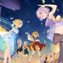 This is a pixiv picture whose title is 嘉年华.