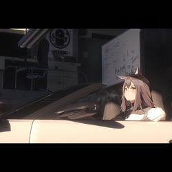 This is a pixiv picture whose title is 德克萨斯.