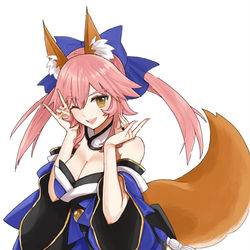 This is a pixiv picture whose title is 【差分】タマモナイン！！.