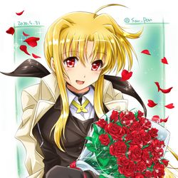This is a pixiv picture whose title is ハラオウン執務官.