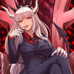 This is a pixiv picture whose title is Lucifer.