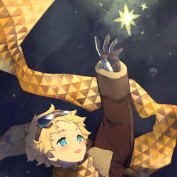 This is a pixiv picture whose title is ボイジャーくん.