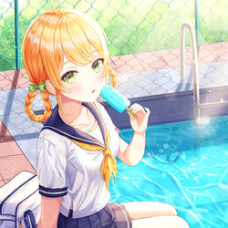 This is a pixiv picture whose title is 夏.