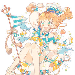 This is a pixiv picture whose title is Summer＆Marine.