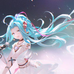 This is a pixiv picture whose title is シロイドス.