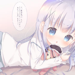 This is a pixiv picture whose title is ⚠️ココアさんと濃厚接触禁止になったチノちゃん⑥.