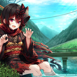 This is a pixiv picture whose title is あやかし郷愁譚 ～いんがめ ほゆる～.