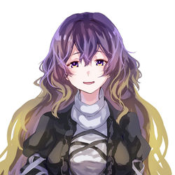 This is a pixiv picture whose title is 優しく微笑む.