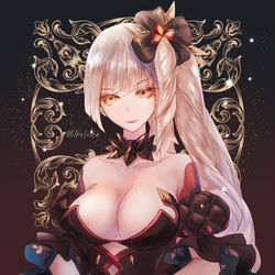 This is a pixiv picture whose title is 黒マリーちゃん.