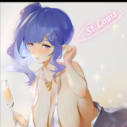 This is a pixiv picture whose title is USS St. Louis.