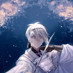 This is a pixiv picture whose title is 約束.