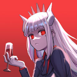 This is a pixiv picture whose title is 路西法  地狱之CEO.