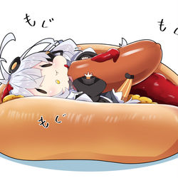 This is a pixiv picture whose title is ホットドッグあかり。.