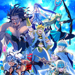 This is a pixiv picture whose title is 『行け！我らアルゴノーツ！天上引き裂きし煌々の船！！』.