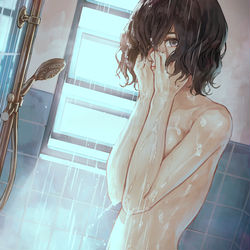 This is a pixiv picture whose title is シャワールーム.