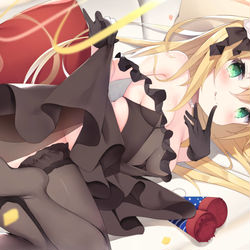 This is a pixiv picture whose title is ドレスアルバコアちゃん🎉🎊.