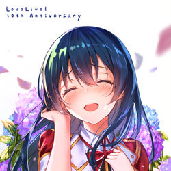 This is a pixiv picture whose title is ラブライブ!10周年.