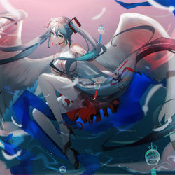This is a pixiv picture whose title is miku   5月.