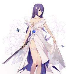 This is a pixiv picture whose title is 芽衣-花嫁.