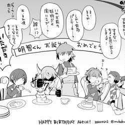 This is a pixiv picture whose title is 【影時間日記】6月2日【明智吾郎生誕祭】.