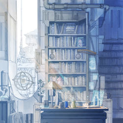This is a pixiv picture whose title is 私のオフィス.