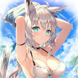 This is a pixiv picture whose title is 白上フブキ.