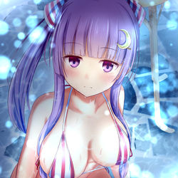 This is a pixiv picture whose title is ナイトプール.
