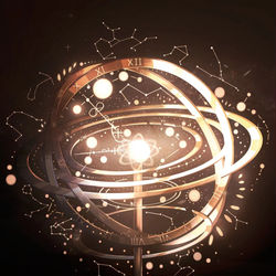 This is a pixiv picture whose title is 十二星象天体仪.