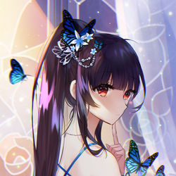 This is a pixiv picture whose title is 阿賀野🦋.
