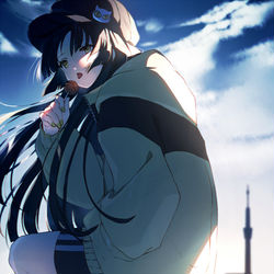 This is a pixiv picture whose title is 暇人の朝.