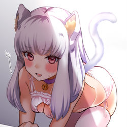 This is a pixiv picture whose title is Lysithea  Cat 😻.