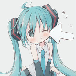 This is a pixiv picture whose title is ちっこいミクちゃん。.