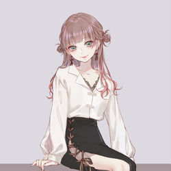 This is a pixiv picture whose title is 創作チャイナファッション.
