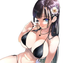 This is a pixiv picture whose title is 🖤.