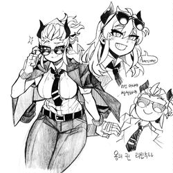 This is a pixiv picture whose title is 헬테이커 저스티스.
