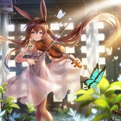 This is a pixiv picture whose title is 旋律.