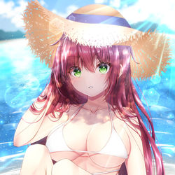 This is a pixiv picture whose title is アズールレーン シュルクーフ 水着.