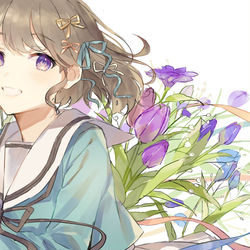 This is a pixiv picture whose title is Flower🌷.