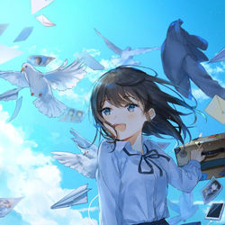 This is a pixiv picture whose title is traveler.