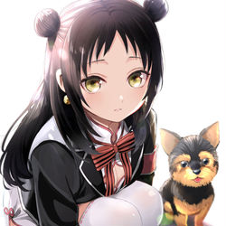 This is a pixiv picture whose title is ワンちゃん.