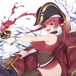 This is a pixiv picture whose title is マリン！.