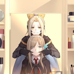 This is a pixiv picture whose title is 👉🙂👈.