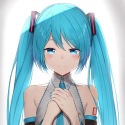 This is a pixiv picture whose title is miku.