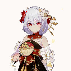 This is a pixiv picture whose title is 兰夜行歌.