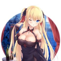 This is a pixiv picture whose title is ワインと赤薔薇.