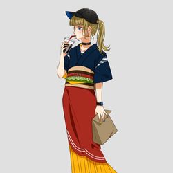 This is a pixiv picture whose title is 美味しい服.